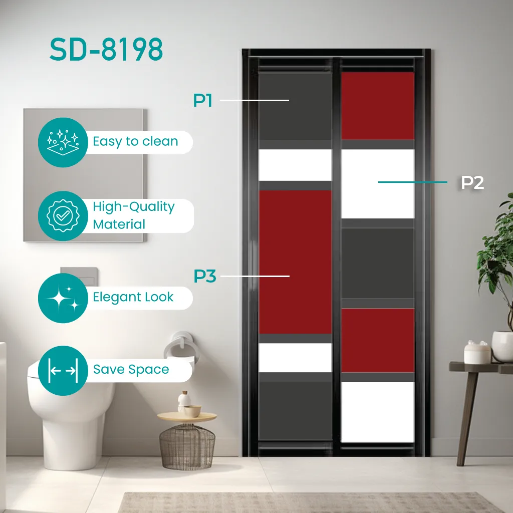 aluminium slide and swing toilet door design 31 aluminium slide and swing toilet door SD-8198