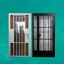 Mild-Steel-Glass-Gate