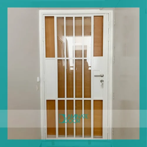 Mild Steel Glass Gate HDB