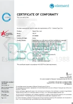 solity gp 6000bk coc certificate