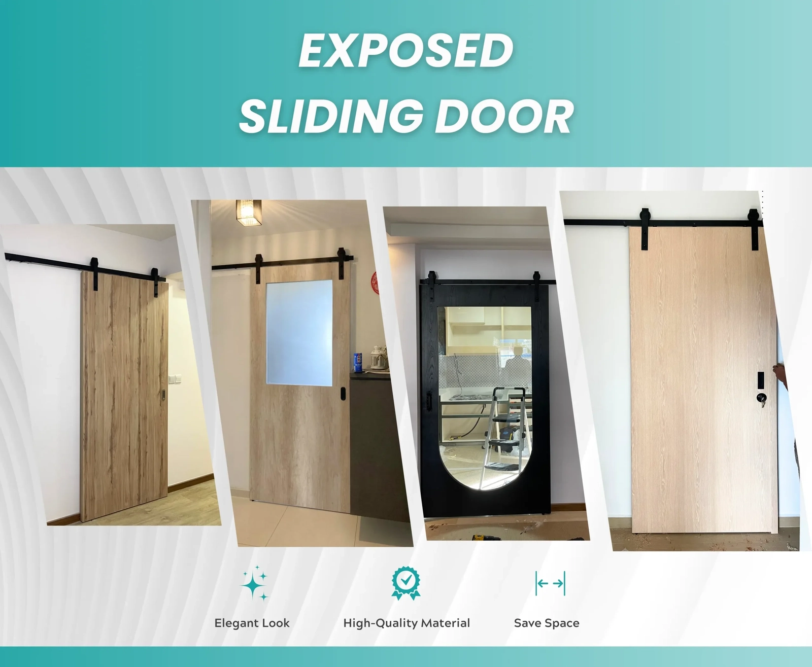 Exposed Sliding Door