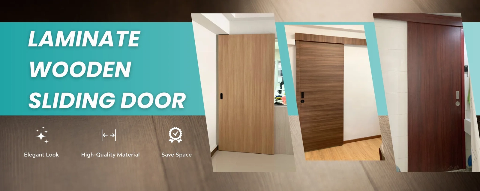 Laminate Wooden Sliding Door