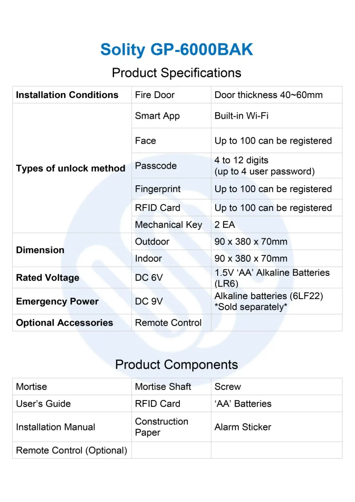 GP-6000BAK_ product spec