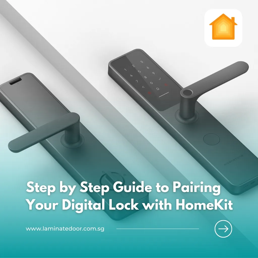step by step guide to pairing your digital lock with homekit